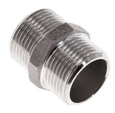 Double Nipple G3/4'' Stainless Steel Flat Seal 16bar (224.8psi) 29mm Hex