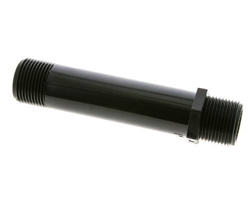 Threaded Pipe G1'' Polypropylene (pp) 10bar (140.5psi) FDA 36mm Hex