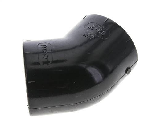 45deg Angled Fitting Rp2'' Female PVC-U 16bar (224.8psi) EN 1452-3