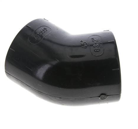 45deg Angled Fitting Rp2'' Female PVC-U 16bar (224.8psi) EN 1452-3