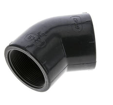 45deg Angled Fitting Rp2'' Female PVC-U 16bar (224.8psi) EN 1452-3
