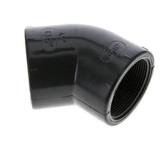 45deg Angled Fitting Rp2'' Female PVC-U 16bar (224.8psi) EN 1452-3