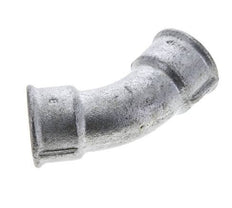 45deg Angled Fitting Rp1'' Female Cast Iron 25bar (351.25psi)