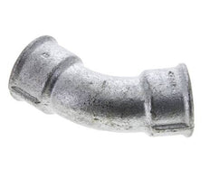 45deg Angled Fitting Rp1'' Female Cast Iron 25bar (351.25psi)