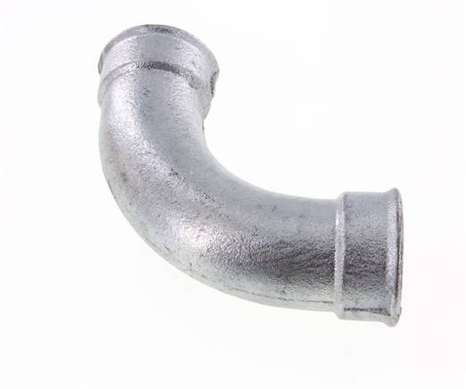 90deg Angled Fitting Rp2'' Female Long Cast Iron 25bar (351.25psi)