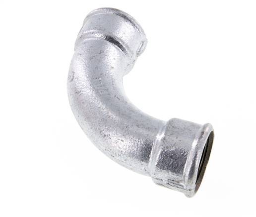90deg Angled Fitting Rp1 1/4'' Female Long Cast Iron 25bar (351.25psi)