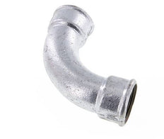 90deg Angled Fitting Rp1 1/4'' Female Long Cast Iron 25bar (351.25psi)