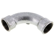 90deg Angled Fitting Rp1 1/2'' Female Long Cast Iron 25bar (351.25psi)