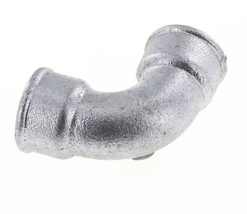90deg Angled Fitting Rp1 1/4'' Female Short Cast Iron 25bar (351.25psi)