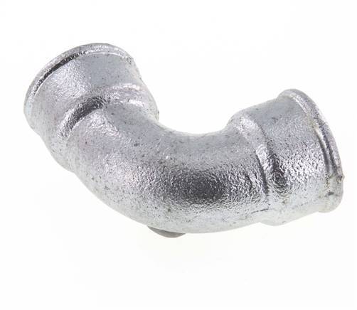 90deg Angled Fitting Rp1 1/4'' Female Short Cast Iron 25bar (351.25psi)