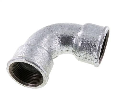 90deg Angled Fitting Rp1 1/4'' Female Short Cast Iron 25bar (351.25psi)