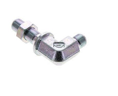 90deg Angled Fitting G1/8'' Bulkhead High Pressure Steel 60° Cone 350bar (4917.5psi) Hydraulic