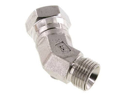 45deg Angled Fitting G1/2'' Female x Male High Pressure Stainless Steel 60° Cone 300bar (4215.0psi) Hydraulic