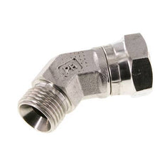45deg Angled Fitting G1/2'' Female x Male High Pressure Stainless Steel 60° Cone 300bar (4215.0psi) Hydraulic