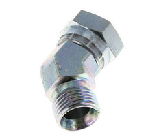 45deg Angled Fitting G1/2'' Female x Male High Pressure Steel 60° Cone 300bar (4215.0psi) Hydraulic