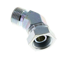45deg Angled Fitting G1/2'' Female x Male High Pressure Steel 60° Cone 300bar (4215.0psi) Hydraulic