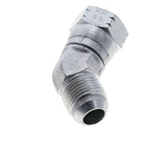 45deg JIC Angled Fitting UNF 7/8''-14 Male x Female Steel 210bar (2950.5psi)
