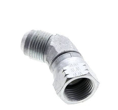 45deg JIC Angled Fitting UNF 7/8''-14 Male x Female Steel 210bar (2950.5psi)