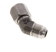 45deg JIC Angled Fitting UNF 3/4''-16 Male x Female Stainless Steel 275bar (3863.75psi)