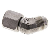 45deg JIC Angled Fitting UNF 7/8''-14 Male x Female Stainless Steel 210bar (2950.5psi)