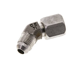 45deg JIC Angled Fitting UNF 1/2''-20 Male x Female Stainless Steel 275bar (3863.75psi)