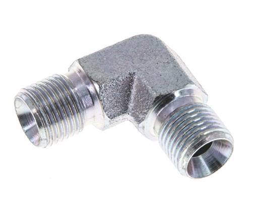 90deg Angled Fitting G1/8'' High Pressure Steel 60° Cone 400bar (5620.0psi) Hydraulic