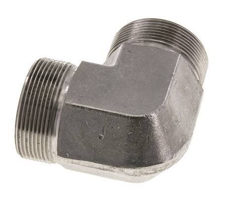 90deg Angled Fitting G2'' High Pressure Stainless Steel 60° Cone 175bar (2458.75psi) Hydraulic