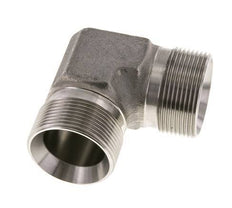 90deg Angled Fitting G1 1/2'' High Pressure Stainless Steel 60° Cone 190bar (2669.5psi) Hydraulic