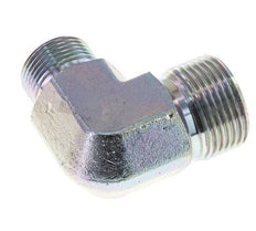 90deg Angled Reducing Fitting G3/4'' x G1'' High Pressure Steel 60° Cone 225bar (3161.25psi) Hydraulic
