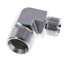 90deg Angled Reducing Fitting G3/4'' x G1'' High Pressure Steel 60° Cone 225bar (3161.25psi) Hydraulic