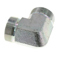 90deg Angled Fitting G2'' High Pressure Steel 60° Cone 175bar (2458.75psi) Hydraulic
