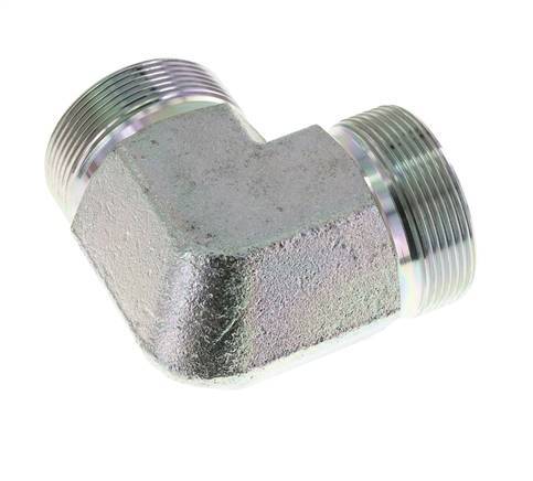 90deg Angled Fitting G2'' High Pressure Steel 60° Cone 175bar (2458.75psi) Hydraulic