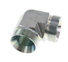 90deg Angled Fitting G2'' High Pressure Steel 60° Cone 175bar (2458.75psi) Hydraulic