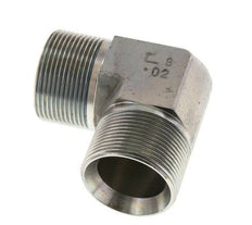 90deg Angled Fitting G1 1/2'' High Pressure Steel 60° Cone 190bar (2669.5psi) Hydraulic