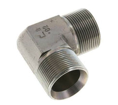 90deg Angled Fitting G1 1/2'' High Pressure Steel 60° Cone 190bar (2669.5psi) Hydraulic