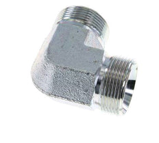 90deg Angled Fitting G1 1/4'' High Pressure Steel 60° Cone 190bar (2669.5psi) Hydraulic