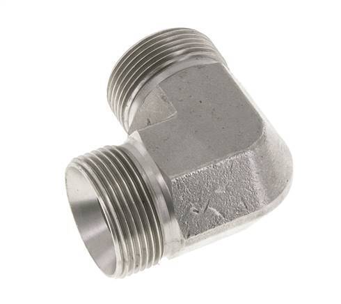 90deg Angled Fitting G1 1/4'' High Pressure Stainless Steel 60° Cone 190bar (2669.5psi) Hydraulic