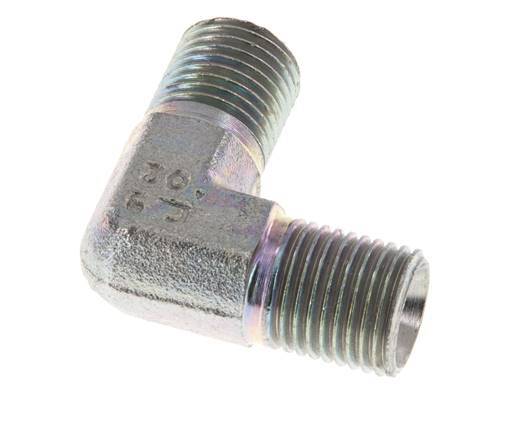 90deg Angled Fitting G1/4'' High Pressure Steel 60° Cone 350bar (4917.5psi) Hydraulic