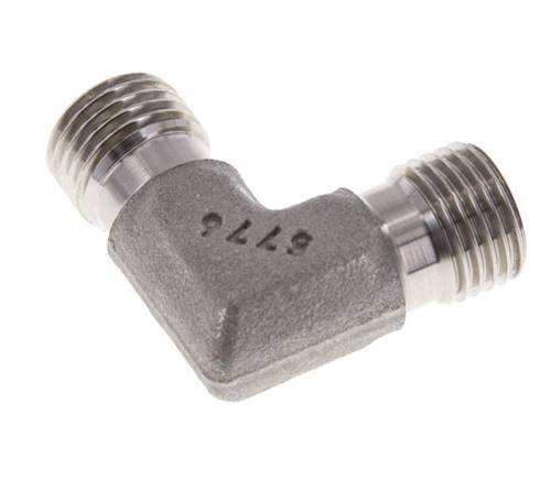 90deg Angled Fitting G1/4'' High Pressure Stainless Steel 60° Cone 350bar (4917.5psi) Hydraulic