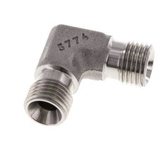 90deg Angled Fitting G1/4'' High Pressure Stainless Steel 60° Cone 350bar (4917.5psi) Hydraulic