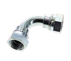 90deg Angled Fitting G3/4'' Female High Pressure Steel 60° Cone 175bar (2458.75psi) Hydraulic