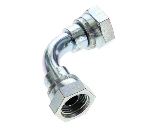 90deg Angled Fitting G1/2'' Female High Pressure Steel 60° Cone 300bar (4215.0psi) Hydraulic