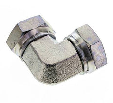 90deg Angled Fitting G1 1/4'' Female High Pressure Steel 60° Cone 150bar (2107.5psi) Hydraulic