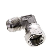 90deg JIC Angled Fitting UN 1-1/16''-12 Male x Female Stainless Steel 210bar (2950.5psi)