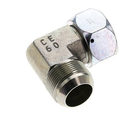 90deg JIC Angled Fitting UN 1-5/8''-12 Male x Female Steel 140bar (1967.0psi)