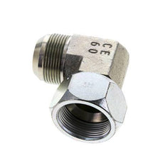 90deg JIC Angled Fitting UN 1-5/8''-12 Male x Female Steel 140bar (1967.0psi)