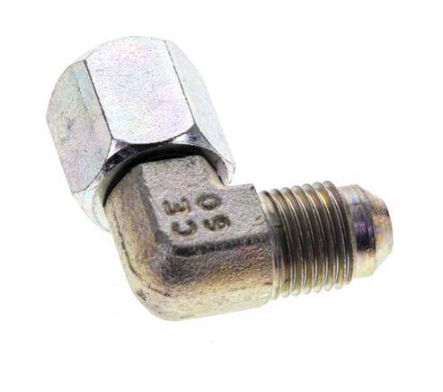 90deg JIC Angled Fitting UNF 1/2''-20 Male x Female Steel 275bar (3863.75psi)