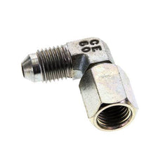 90deg JIC Angled Fitting UNF 7/16''-20 Male x Female Steel 310bar (4355.5psi)