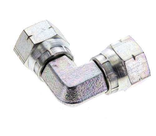 90deg JIC Angled Fitting UNF 9/16''-18 Steel 275bar (3863.75psi)
