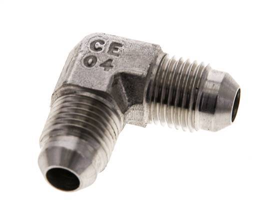 90deg JIC Angled Fitting UNF 1/2''-20 Male Stainless Steel 450bar (6322.5psi)